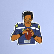 Load image into Gallery viewer, (SET OF 5 )Russell Wilson Seattle Seahawks Stickers