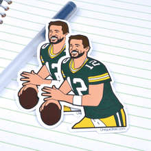 Load image into Gallery viewer, (Set of 5)Aaron Rodgers Green Bay Packers stickers