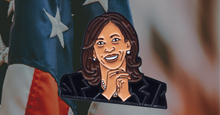 Load image into Gallery viewer, Kamala Harris I'm Speaking Soft Enamel Pin