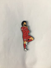 Load image into Gallery viewer, Mo Salah Yoga celebration soft enamel pin
