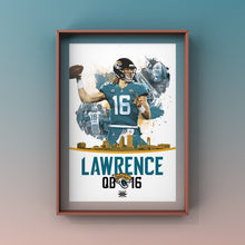 Load image into Gallery viewer, Trevor Lawrence Jacksonville Jaquars Poster