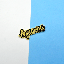 Load image into Gallery viewer, aquarius enamel pin