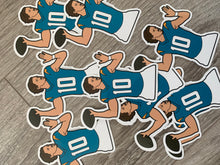 Load image into Gallery viewer, Copy of (5 pack) Justin Herbert Los Angeles Chargers Quarterback stickers