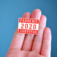 Load image into Gallery viewer, Canada Day Pandemic Survivor Enamel Pin