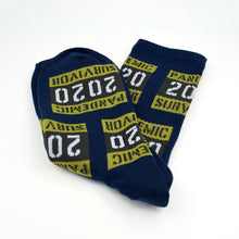 Load image into Gallery viewer, Pandemic Survivor 2020 Socks ( NAVY)