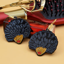 Load image into Gallery viewer, Curly Afro Earrings ( Black Girl Magic Earrings) + Stickers