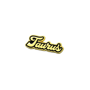 Zodiac Astrology Signs Enamel pin Taurus horoscope