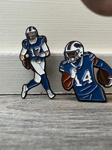 Bills Mafia enamel pins Stefon Diggs , Josh Allen Buffalo Bills