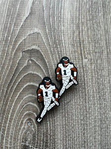 Jalen Hurts Clog Charms - Limited Edition , Super Bowl Philadelphia eagles |Philly Eagles ( buy 5 get 1 free)