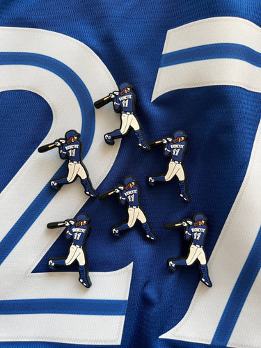 5 Bo bichette croc charms, blue jays