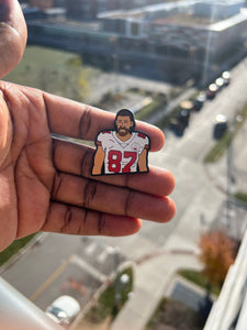 Travis Kelce Clog Charms and Soft enamel pin, Limited Edition swifty charm for Kansas City Chiefs tight end buy 5 get 1 free