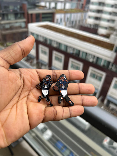 Caleb Williams clog charm enamel pins Chicago Bears collectables perfect stocking stuffer for Christmas