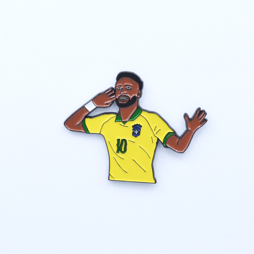 Neymar Jr Brazil National Team Soft Enamel Pin