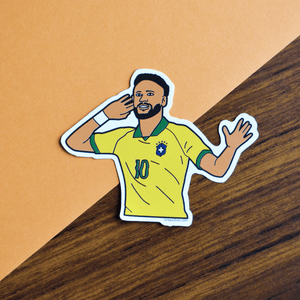 (Set of 5) Neymar Jr Brazil National Team Soft Enamel Pin