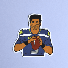 Load image into Gallery viewer, (SET OF 5 )Russell Wilson Seattle Seahawks Stickers