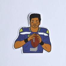 Load image into Gallery viewer, (SET OF 5 )Russell Wilson Seattle Seahawks Stickers