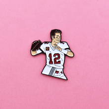 Load image into Gallery viewer, Tom Brady Tampa Bay Buccaneers Soft Enamel Pin
