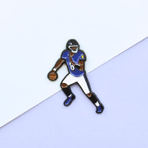 Lamar Jackson Baltimore Ravens NFL Enamel Pin