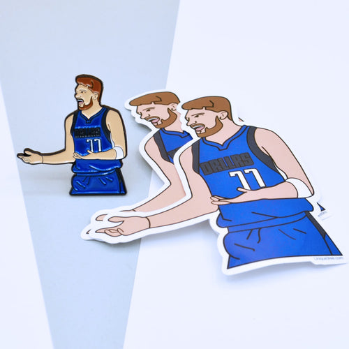 Luka Doncic Dallas Mavericks Stickers ( 5 pack)