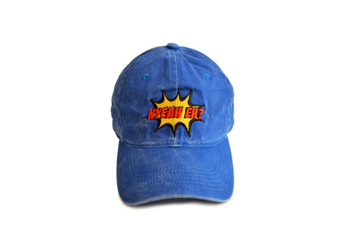 Nyeah Eh Dad Hats ( Blue) by Unique3ree