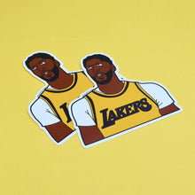 Load image into Gallery viewer, (Set of 5) Anthony Davis LA Lakers Stickers