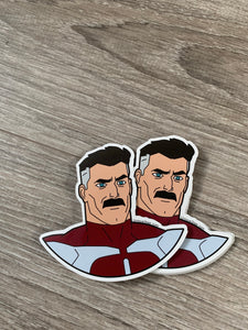 2 moni man stickers