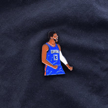 Load image into Gallery viewer, Paul George LA Clipper Soft Enamel Pins