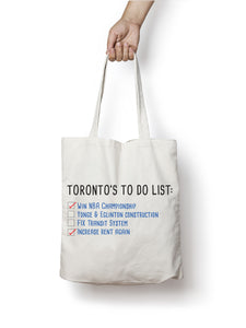 Toronto to do list  Tote bag 2019
