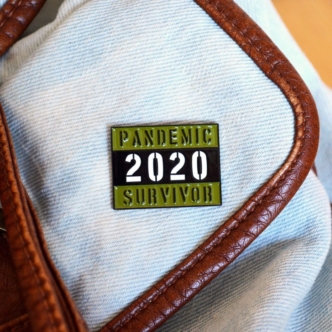 Pandemic Survivor pin (Green)