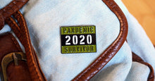 Load image into Gallery viewer, Pandemic Survivor pin (Green)