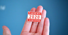 Load image into Gallery viewer, Canada Day Pandemic Survivor Enamel Pin