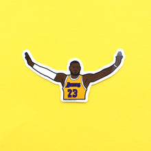 Load image into Gallery viewer, Lebron James LA Lakers Stickers (Pack of 5)