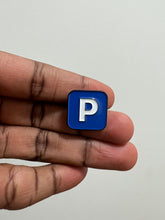Load image into Gallery viewer, hand displaying pushin p enamel pin