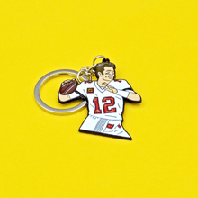 Load image into Gallery viewer, Tom Brady Tampa Bay Buccaneers Keychain
