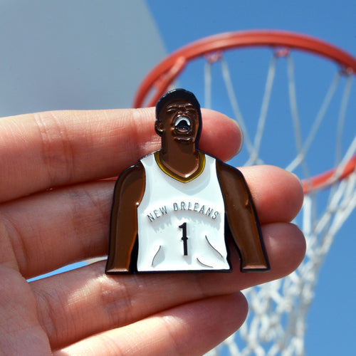 Zion Williamson New Orleans Soft enamel pin