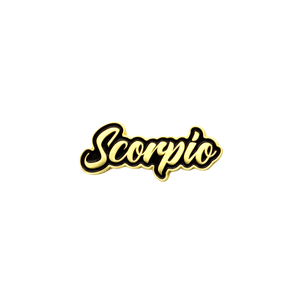 Zodiac Scorpio Astrology Soft Enamel Pin