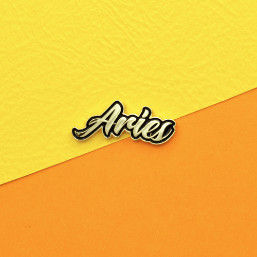 Aries Zodiac enamel pin