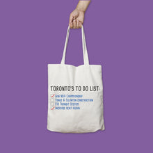 Load image into Gallery viewer, Toronto to do list  Tote bag 2019