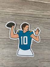Load image into Gallery viewer, Copy of (5 pack) Justin Herbert Los Angeles Chargers Quarterback stickers