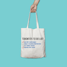 Load image into Gallery viewer, Toronto to do list  Tote bag 2019