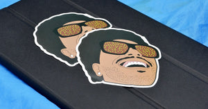 the weeknd laptop stickers 