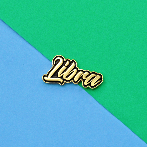 Zodiac Libra Astrology Soft Enamel Pin