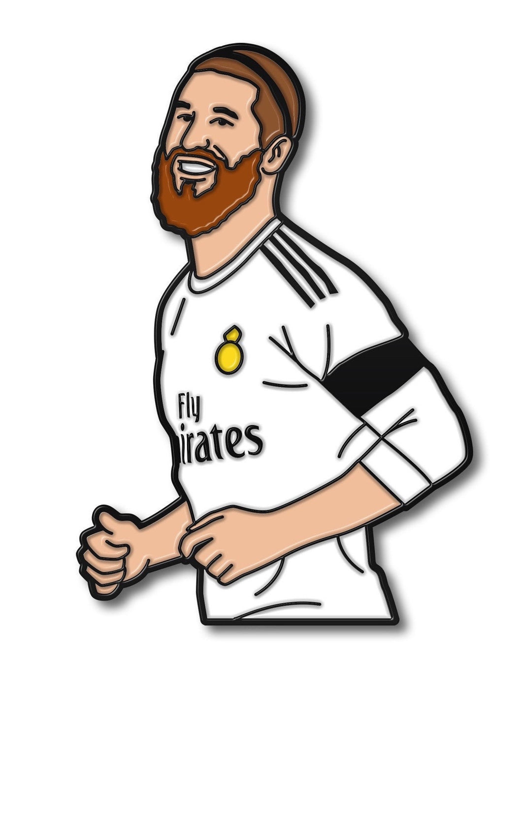 Sergio Ramos Real Madrid Soft enamel Pin