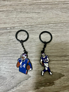 bills mafia Stefon Diggs and Josh Allen keychain