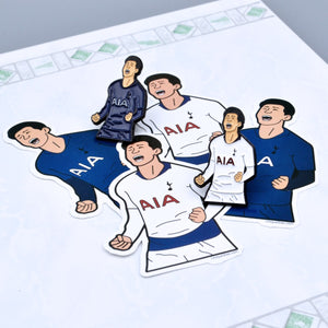 Son Heung- min Tottenham Soft Enamel Pin (2 colours )