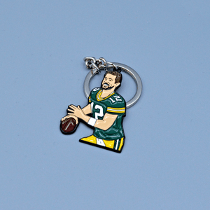 Aaron Rodgers Green Bay Packers Keychain