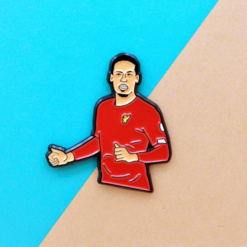 Virgil van Dijk Soft Enamel Pin